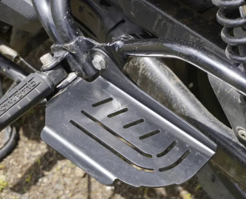 Footrest Extender Black For Royal Enfield Hunter 350-Auto Engina 1