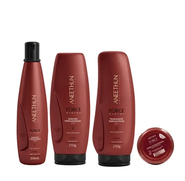 Force System Hair Strength Recovery Booster Treatment Kit 4 Itens - Aneethun 1