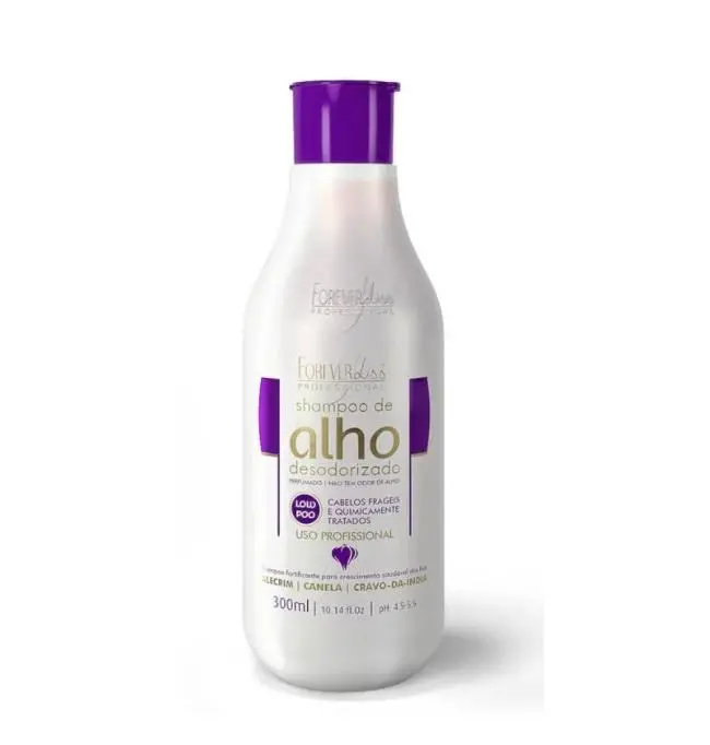 Fortifying Garlic Alho Oil Control Home Hair Care Shampoo 300Ml - Forever Liss 1