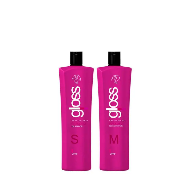 Fox Gloss Progressive Brush Hair Blowout Treatment Straightening Kit 2X1l 1