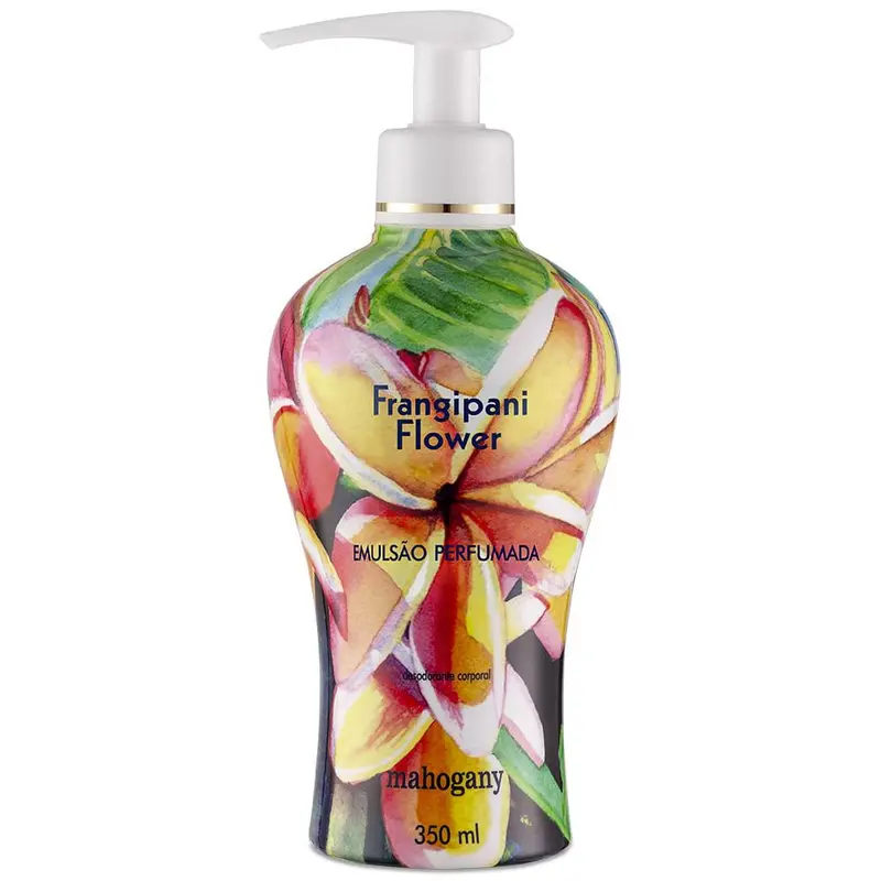 Frangipani Flower Moisturizing Body Deodorant 350 Ml - Mahogany 1