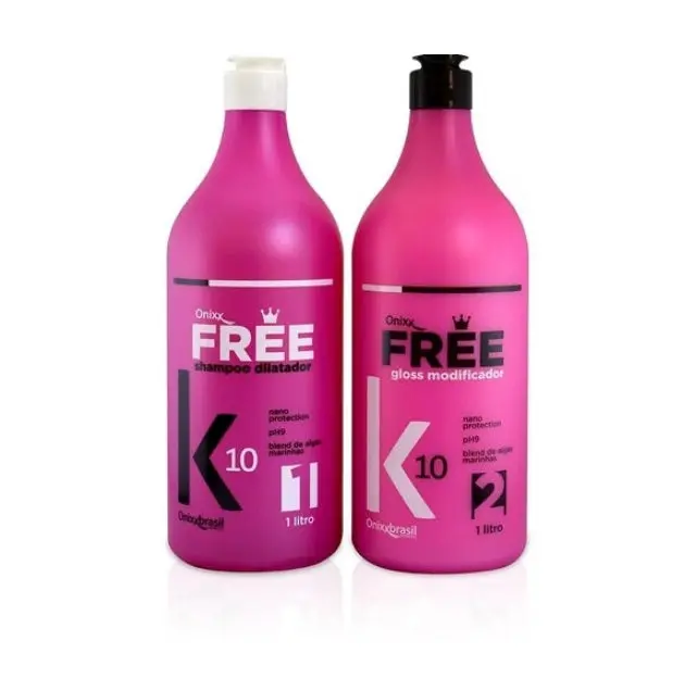 Free K10 Moisturizing Progressive Brush Formol Free Strenghtening Kit 2X1l - Onixx 1