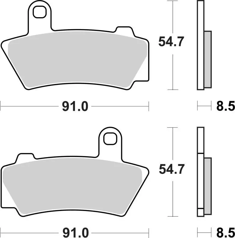 Front Brake Pads Sintered - Brembo 1
