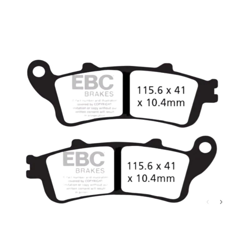 Fully Rear Sintered Brake Pads - Ebc Brakes 1