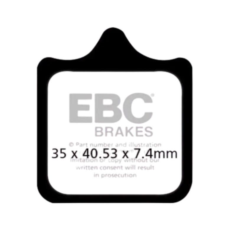 Fully Sintered Front Brake Pads - Ebc Brakes 1