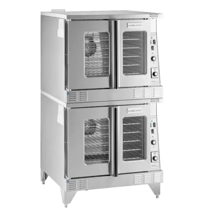 Garland 38" Natural Gas Double Deck Convection Oven With Analog Controls 60,000Btu/Hr Used For02421 1