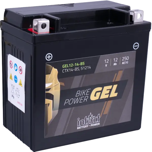 Gel Bike Battery Ytx14-Bs-Intact Battery-Power 1