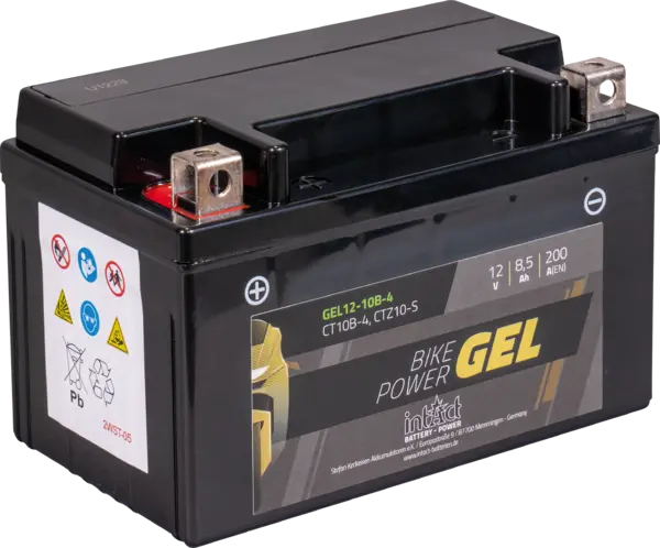 Gel Bike Battery Ytz10s-Intact Battery-Power 1