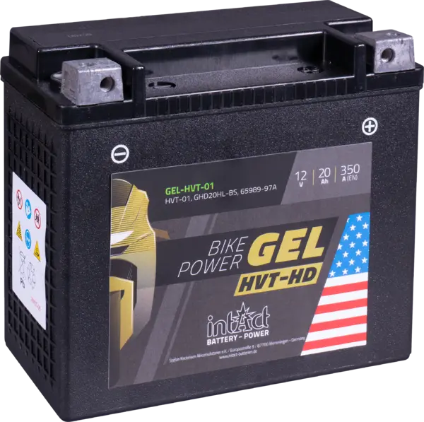 Gel Hvt-Hd Bike Battery Ytx20hl-Bs-Intact Battery-Power 1