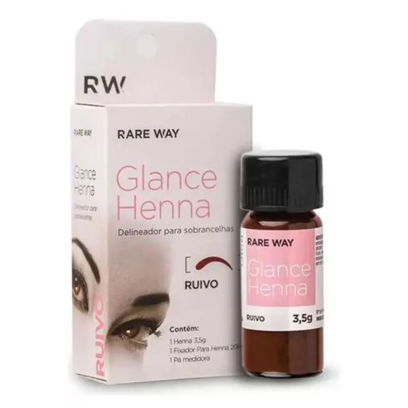 Glance Henna Eyebrow Liner Red Cosmetic Makeup 3.5G Rare Way 1