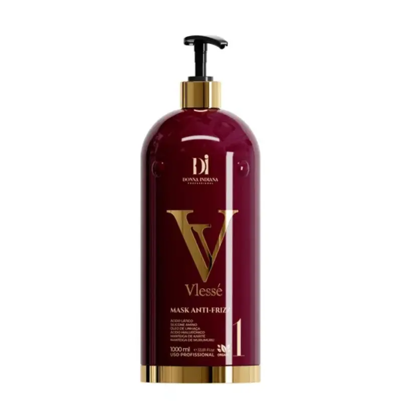 Gloss Anti-Frizz Gold Vlessé Nourishing Treatment Hair Mask 1L Donna Indiana 1