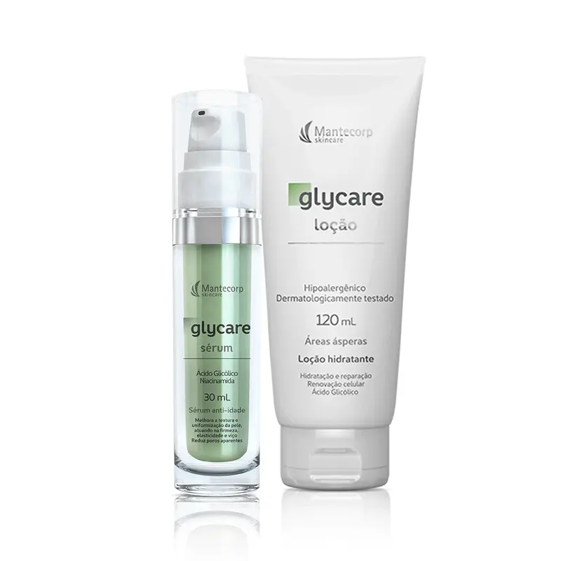 Glycare Moisturizing Lotion 120Ml And Serum Rejuvenating 30Ml - Mantecorp 1