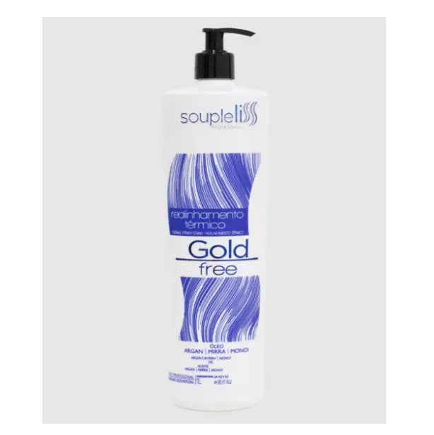 Gold Free Realignment Hair Restructuring Straightening Treatment 1L - Souple Liss 1