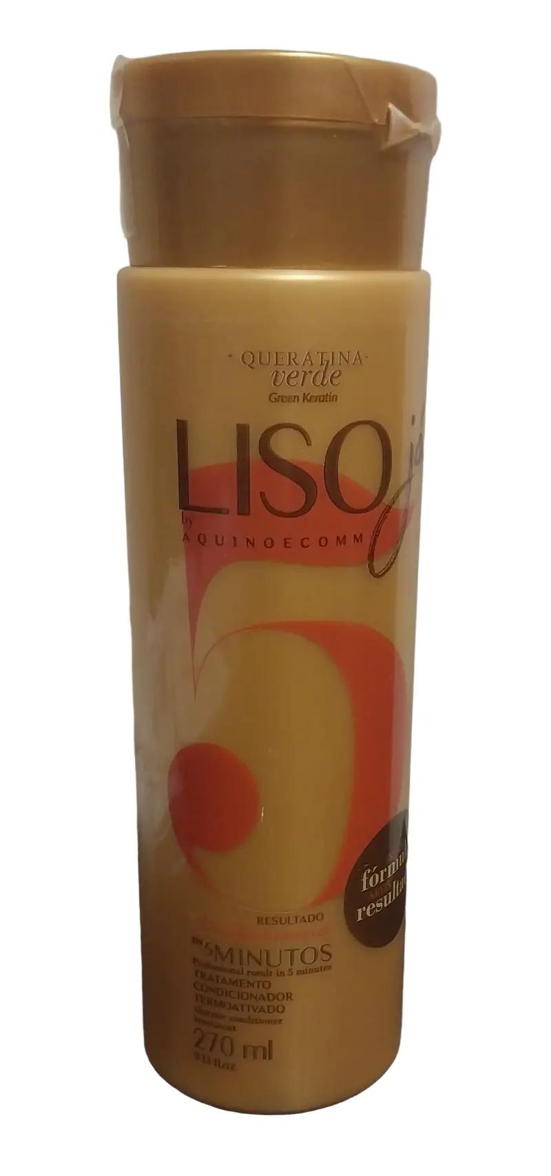 Gold Shower Progressive Brush Hair Straightening Alignment 270Ml Liso Ja 1