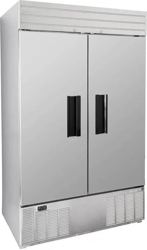 Habco 47" Bottom Mount Solid 2-Door Reach-In Refrigerator Se46hcsx 1