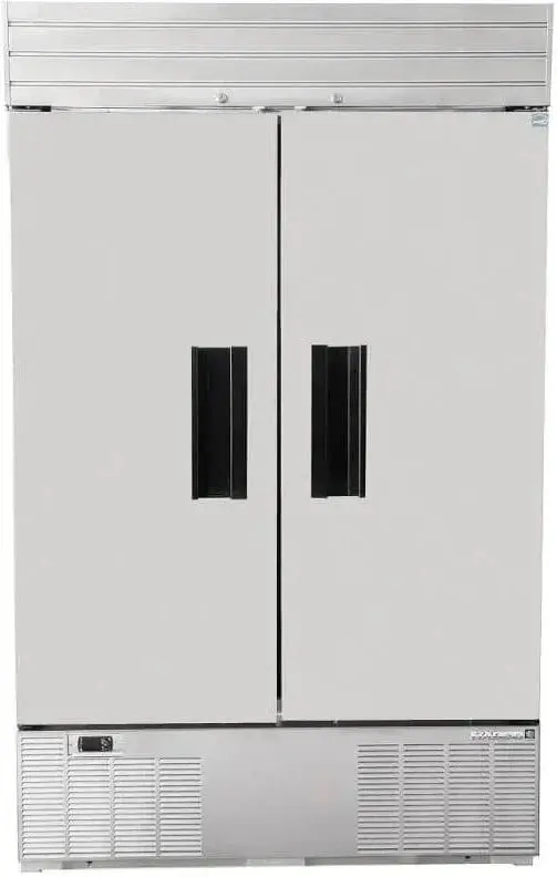 Habco 47" Bottom Mount Solid 2-Door Reach-In Refrigerator Se46hcsx 2