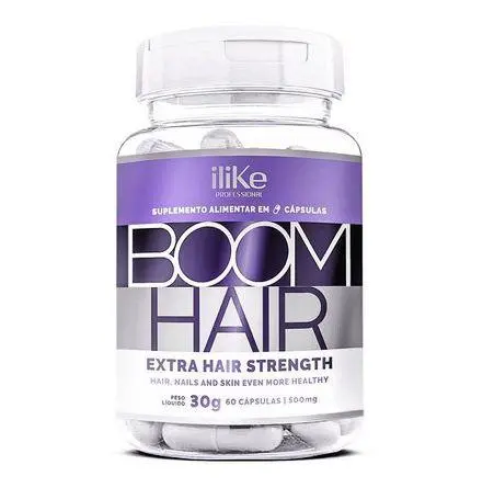 Hair Boom Growth Strengthening Supplement Treatment 500Mgx60caps. - Ilike 1