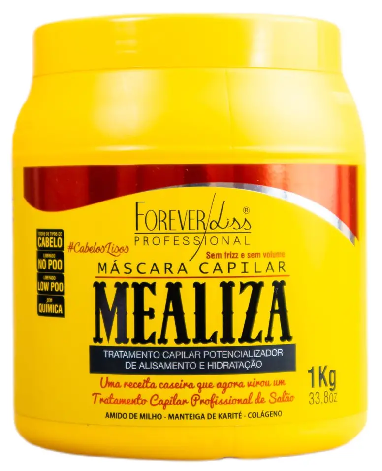 Hair Mask Treatment For Smoothing And Moisturizing Mealiza 1Kg - Forever Liss 1
