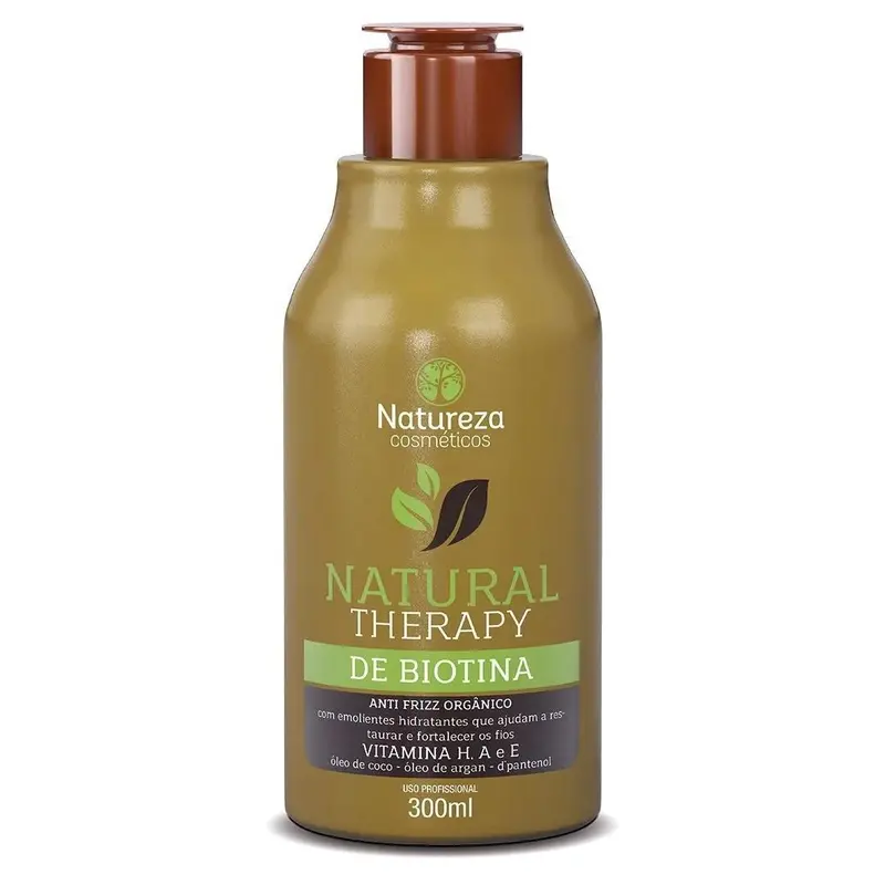 Hair Natural Therapy Biotin Organic Anti Frizz 300Ml Natureza Cosmetics 1