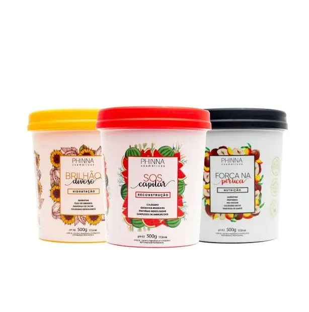 Hair Schedule Masks Reconsturction Hydration Nourishing Treatment Kit 3X500g - P 1