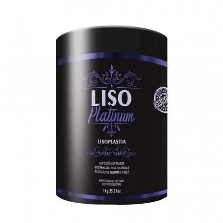 Hair Straightening Platinum Btox Mass Replacement Treatment 1Kg - Lisoplastia 1
