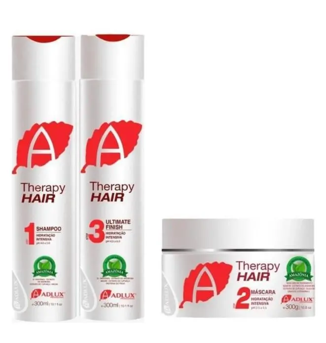 Hair Therapy Amazon Home Care Oil Control Reconstruction Kit 3X300 - Adlux 1