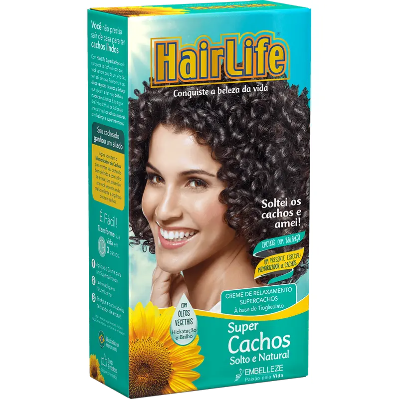 Hairlife Hair Relaxer Cream Super Curls Loose And Natural Kit 1