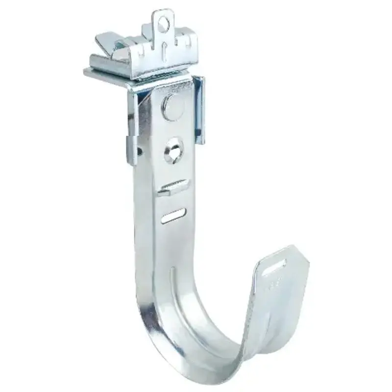 Hammer-On Style 2" J-Hook Cable Management System Fits 1/8" To 1/4" Beam W/Retainer Clip (Set Of 25) 1