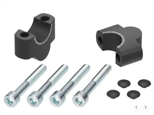 Handlebar Risers 25Mm Up (4235-Z25tc) For Honda Cmx500 Rebel-Hepco & Becker 1