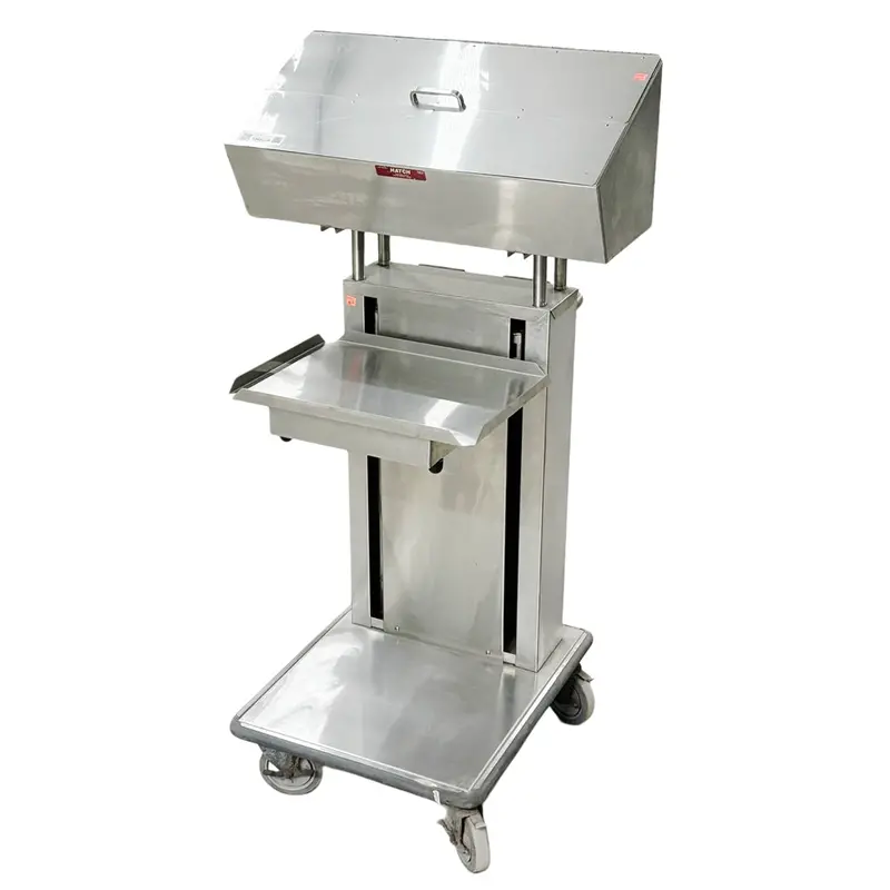 Hatch Stainless Steel Tray Dispenser Cart Used For02170 1