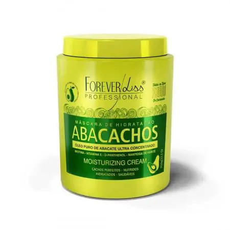 Healthy Wavy Curly Hair Abacachos Moisturizing Cream Mask 950G - Forever Liss 1