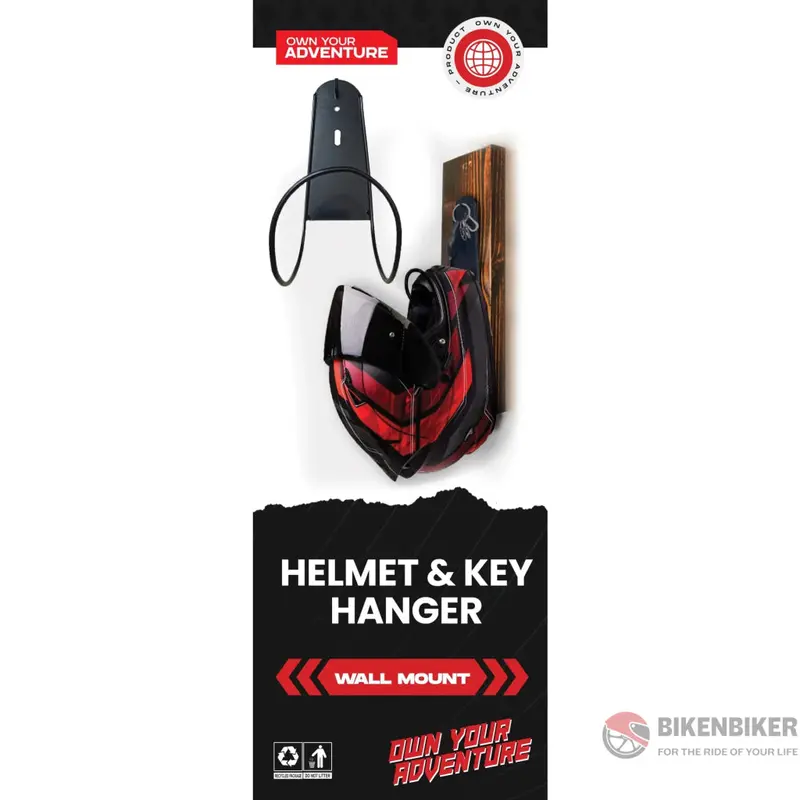 Helmet & Key Wall Hanger 1