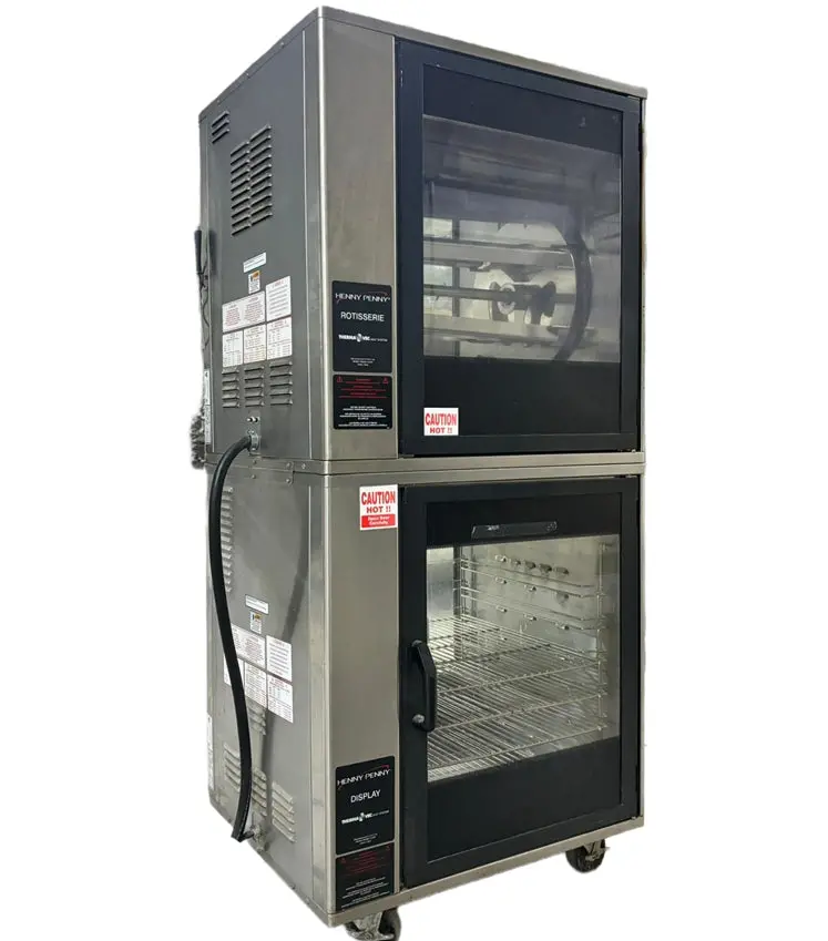 Henny Penny Chicken Rotisserie With Warmer Electric Used For02080 1