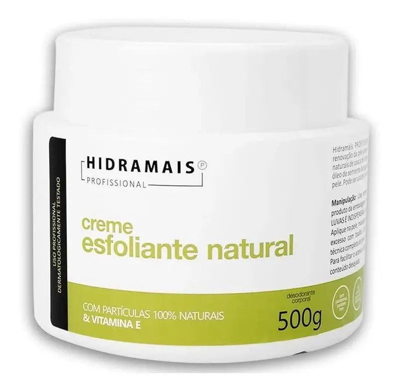 Hidramais Natural Exfoliating Cream Hydramal With Vitamin E - 500G 1