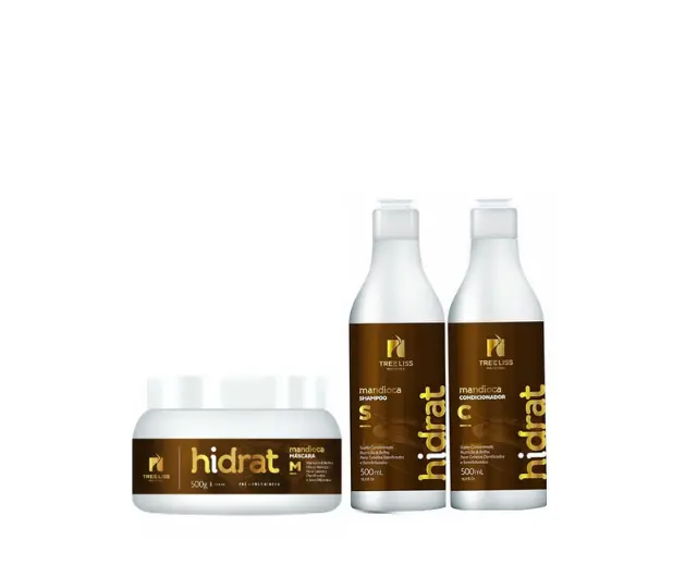 Hidrat Home Care Cassava Maintenance Kit 3X500ml - Tree Liss 1
