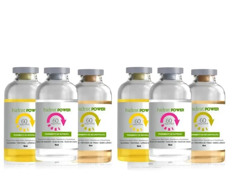 Hidrat Power Chantilly Hydration Nutrition Reconstruction Amps. 6X15ml - Ecoplus 1