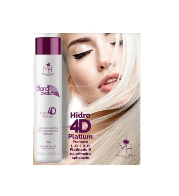 Hidro Platinum Blond Evolution 4D Tinting Color Treatment 500Ml - Maranata Hair 1