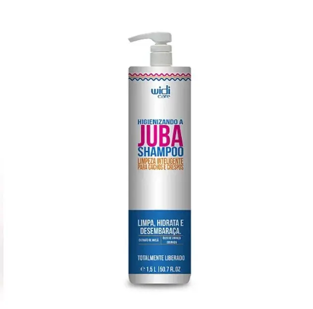Higienizando Juba Sanitizing Shampoo Curly Wavy Hair Treatment 1.5L - Widi Care 1