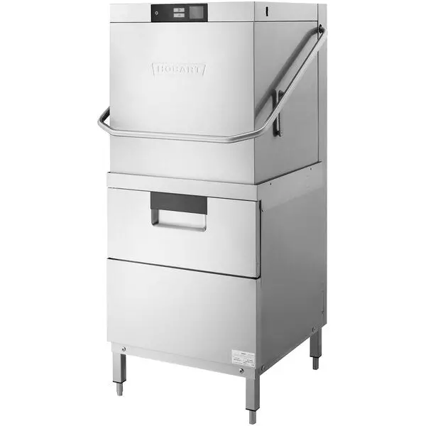 Hobart Double Level High Temperature Door-Style Dishwasher With Booster Heater Amtl-2 1