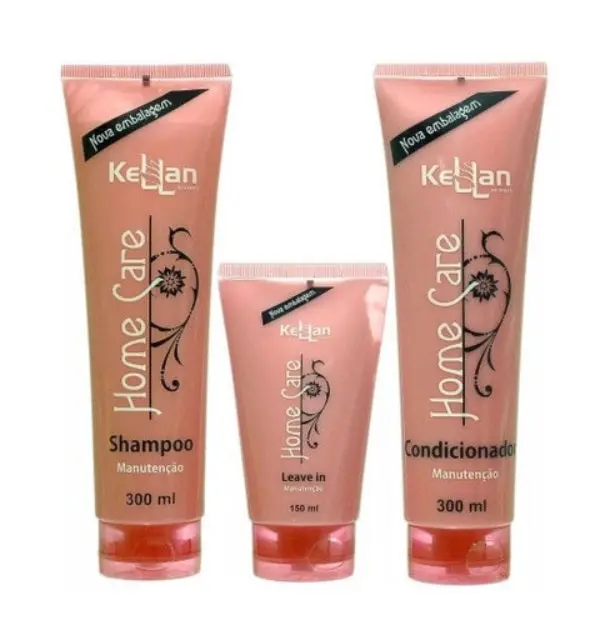 Home Care Hair Nourishing Shine Moisturizing Treatment Kit 3 Itens - Kellan 1