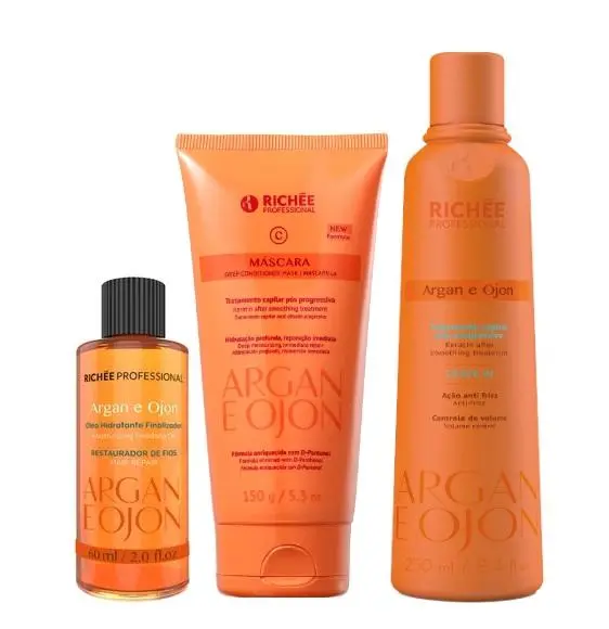 Home Care Hair Treatment Argan And Ojon Maintenance Kit 3 Products - Richée 1