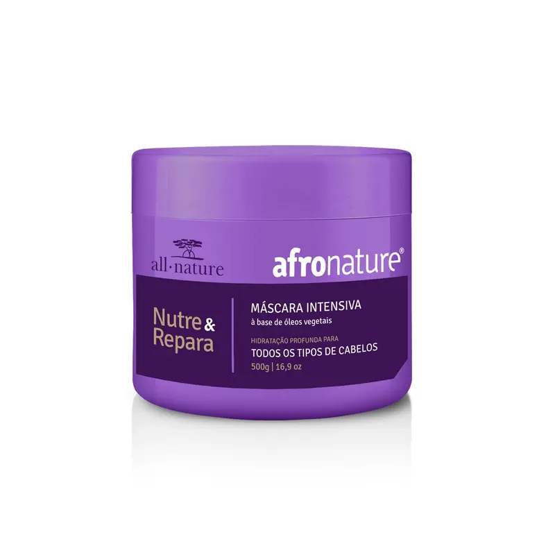 Hydration Moisturizing Nourishing Repair Afro Intensive Mask 500G - All Nature 1