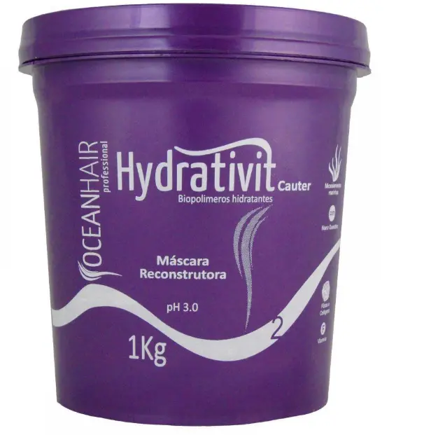Hydrativit Mask Professional Hydration 1 Kg - Ocean Hair 1