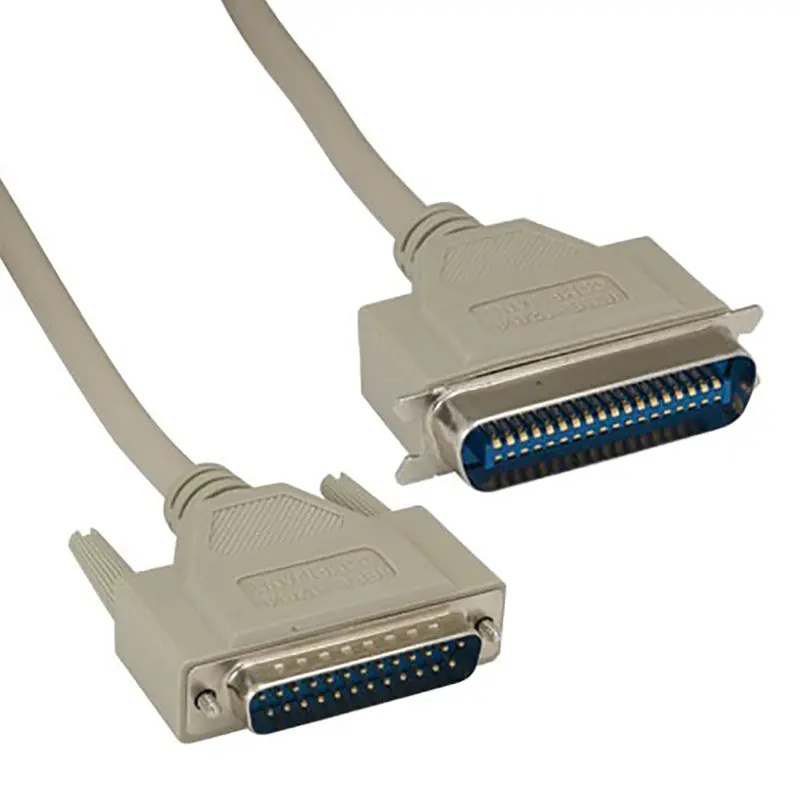 Ieee-1284 Db25 Male To Cn36 Male Parallel Printer Cable 1