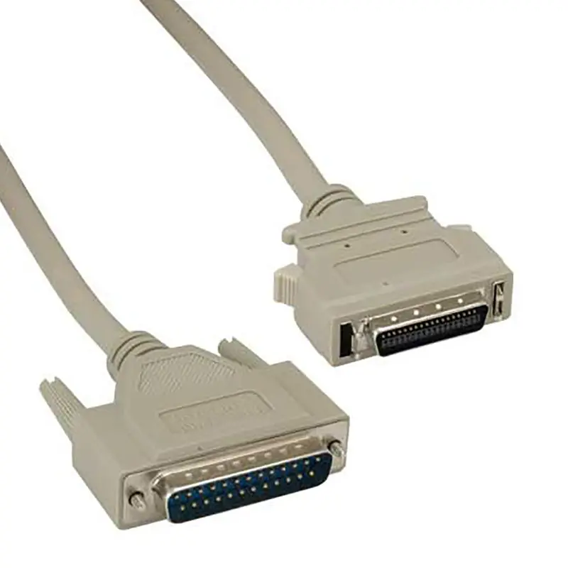 Ieee-1284 Db25 Male To Hpcn36 Male Parallel Printer Cable 1