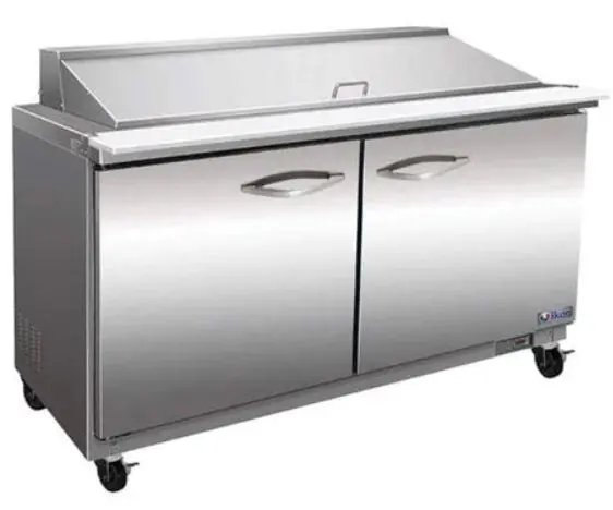 Ikon 48.2" Mega Top Refrigerated Prep Table With Two Doors Isp48m 1