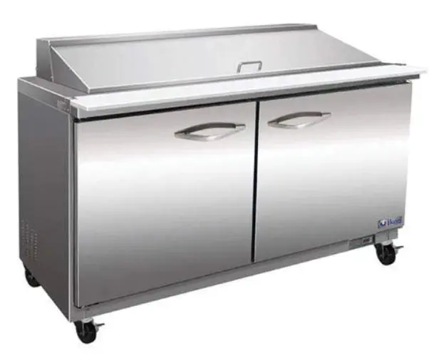 Ikon 61.2" Mega Top Refrigerated Prep Table With Two Doors Isp61m 1