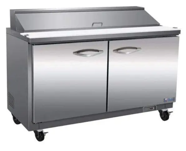 Ikon 61.2" Refrigerated Prep Table With Two Doors Isp61 1