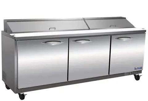 Ikon 71.7" Refrigerated Prep Table With Three Doors Isp72 1