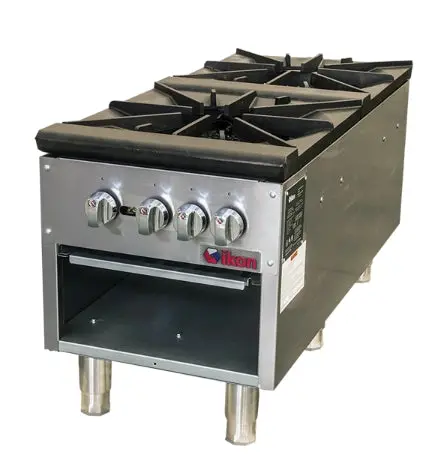 Ikon Double Gas Stock Pot Range - 160,000 Btu, Isp-18-2 1
